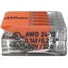 WAGO 221-415 COMPACT spojovacia svorka pre 5 vodičov, 0,2-4 mm², balenie 25 ks