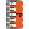 WAGO 221-415 COMPACT spojovacia svorka pre 5 vodičov, 0,2-4 mm², balenie 25 ks