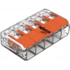 WAGO 221-415 COMPACT spojovacia svorka pre 5 vodičov, 0,2-4 mm², balenie 25 ks