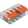 WAGO 221-415 COMPACT spojovacia svorka pre 5 vodičov, 0,2-4 mm², balenie 25 ks