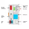 WAGO 750-348 ECO CANopen fieldbus coupler, D-Sub 9-pólový, 24 VDC, DIN lišta, sivá
