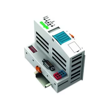 WAGO 750-348 ECO CANopen fieldbus coupler, D-Sub 9-pólový, 24 VDC, DIN lišta, sivá