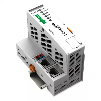 WAGO 750-354 EtherCAT fieldbus spojka, 100 Mbit/s, 24 VDC, DIN lišta