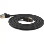 Wantec patch kábel SSTP CAT7 Ste. CAT6a d=4mm 10,00m čierny