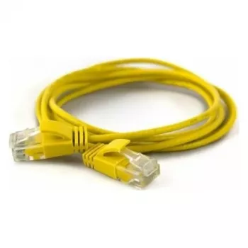 Wantec patch kábel UTP CAT6a 25,00m žltý