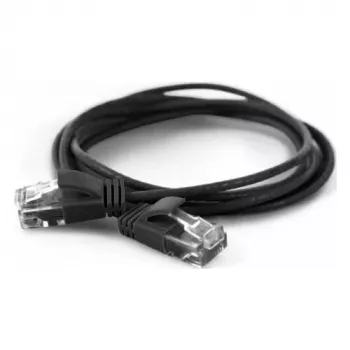 Wantec patch kábel UTP CAT6a 25m čierny