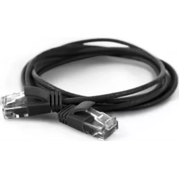 Wantec patch kábel UTP CAT6a d=2,8 mm 20,00 m čierny