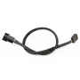 Watercool 4-Pin PWM predlžovací kábel, čierny - 30cm