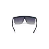 WEB EYEWEAR pánske slnečné okuliare WE0221-91X obdĺžnikové acetát čierny rám sivé sklá 54 mm