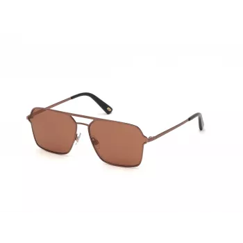 WEB EYEWEAR MAN WE0261-6036E slnečné okuliare Havana/hnedý acetátový rám zelené polykarbonátové sklo 60/14/145 mm