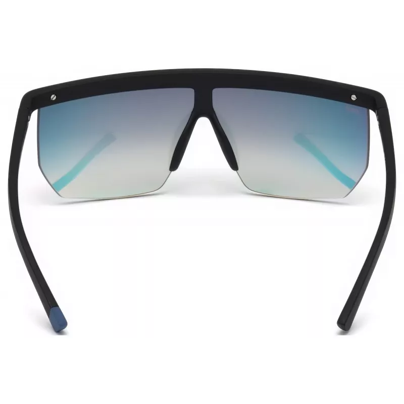 WEB EYEWEAR Pánske slnečné okuliare WE0221-02Z čierny acetátový rám sivé šošovky UV400