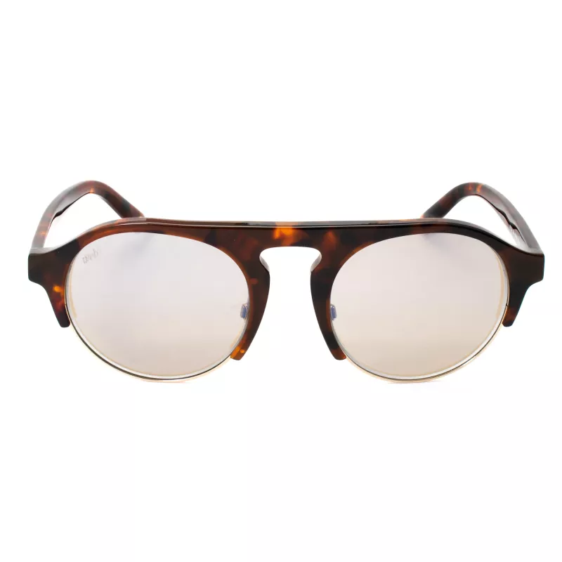 WEB EYEWEAR pánske slnečné okuliare WE0224-52G Havana acetát zelené polykarbonát UV400 52 mm