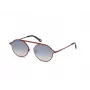 WEB EYEWEAR unisex slnečné okuliare WE0198-5766C čierny rám sivé sklá 57mm