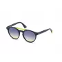 WEB EYEWEAR unisex slnečné okuliare WE0262-5190W hranatý acetátový čierny rám sivé sklá 51/19/145 mm