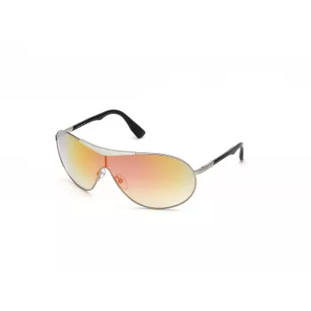 WEB EYEWEAR unisex slnečné okuliare WE0282-0014Z čierny rám sivé sklá