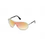WEB EYEWEAR unisex slnečné okuliare WE0282-0014Z čierny rám sivé sklá