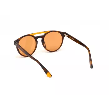 WEB EYEWEAR unisex WE0262-5156J obdĺžnikové acetátové slnečné okuliare Havana/Brown Gradient sklo 51/19/145 mm UV400