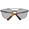 WEB EYEWEAR WE0190-0009C Unisex slnečné okuliare - geometrický čierny rám, sivé šošovky