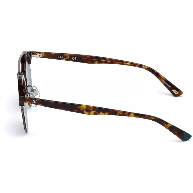 WEB EYEWEAR WE0192-52V unisex slnečné okuliare havana acetátový rám hnedé gradientové sklá 49mm