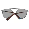 WEB EYEWEAR WE0193-13808V Unisex slnečné okuliare - lesklý čierny rám, dymovo sivé sklá, 54 mm