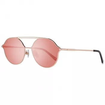 WEB EYEWEAR WE0198-5734Z unisex hranaté slnečné okuliare Havana acetát sivé gradientové sklo 57/16/145 mm