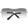 WEB EYEWEAR WE0202-16C Unisex slnečné okuliare, lesklý čierny rám, sivé šošovky, 54 mm