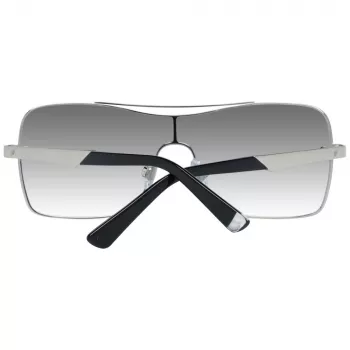 WEB EYEWEAR WE0202-16C Unisex slnečné okuliare, lesklý čierny rám, sivé šošovky, 54 mm