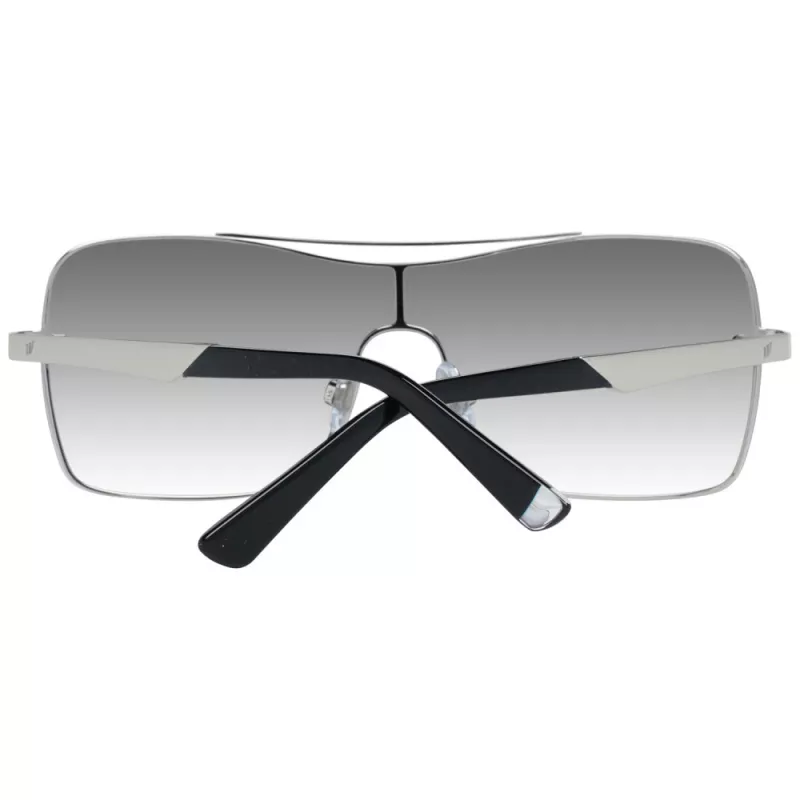 WEB EYEWEAR WE0202-16C Unisex slnečné okuliare, lesklý čierny rám, sivé šošovky, 54 mm