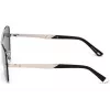 WEB EYEWEAR WE0202-16C Unisex slnečné okuliare, lesklý čierny rám, sivé šošovky, 54 mm