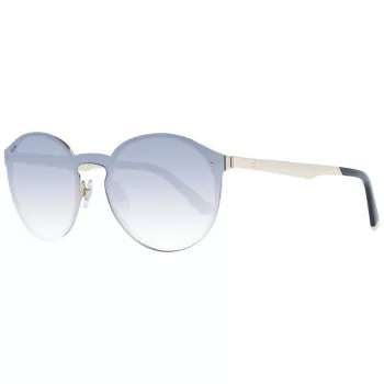 WEB EYEWEAR WE0203-0028X unisex slnečné okuliare Shield/Geometric plný rám čierne sivé 135mm