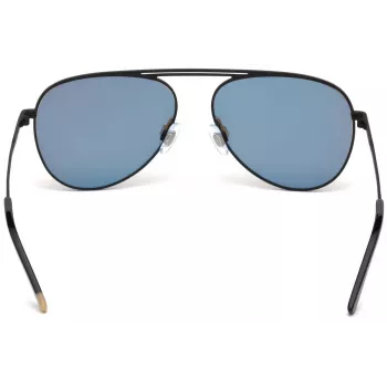 WEB EYEWEAR WE0206-02G unisex obdĺžnikové slnečné okuliare - havana acetátový rám, zelené polykarbonátové sklá, UV400 ochrana