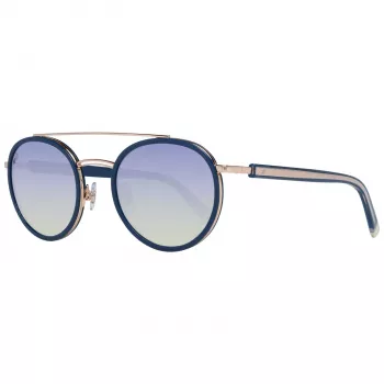 WEB EYEWEAR WE0225-5290W Unisex slnečné okuliare, čierny rám, sivé šošovky, 52/22/145 mm