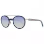 WEB EYEWEAR WE0225-5290W Unisex slnečné okuliare, čierny rám, sivé šošovky, 52/22/145 mm