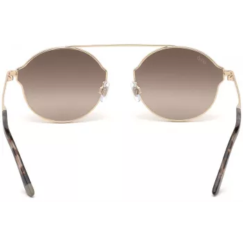 Web Eyewear WE0243-32G Unisex pilotné slnečné okuliare zlatý rám hnedé gradientové sklo UV400 58 mm