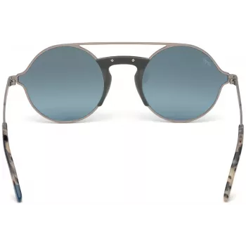 WEB EYEWEAR WE0247-09Q unisex hranaté slnečné okuliare Havana acetátový rám hnedé polykarbonátové sklá UV400