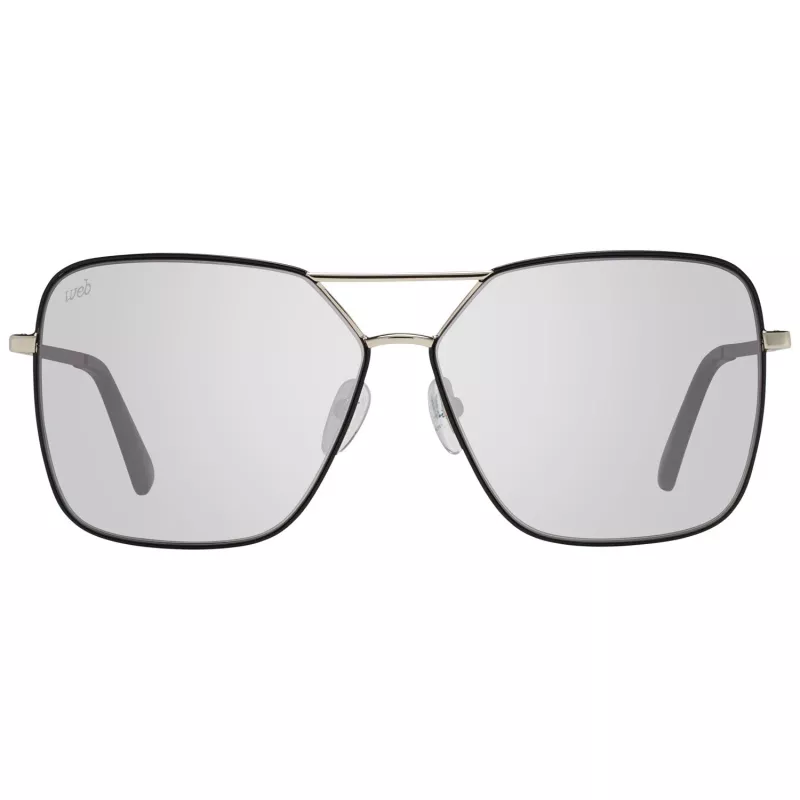 WEB EYEWEAR Woman WE0285-5932B havana acetát geometrické slnečné okuliare sivé gradientné šošovky 59mm