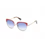 WEB EYEWEAR dámske motýlie slnečné okuliare WE0271-5532W Havana acetát hnedý gradient UV400 55/18/140