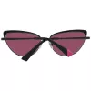 WEB EYEWEAR dámske hranaté acetátové slnečné okuliare WE0272-5901Z - čierny rám sivé sklá 59mm