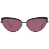 WEB EYEWEAR dámske hranaté acetátové slnečné okuliare WE0272-5901Z - čierny rám sivé sklá 59mm