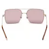 WEB EYEWEAR dámske slnečné okuliare WE0210-28Y havana hnedá acetát hranatý rám UV400