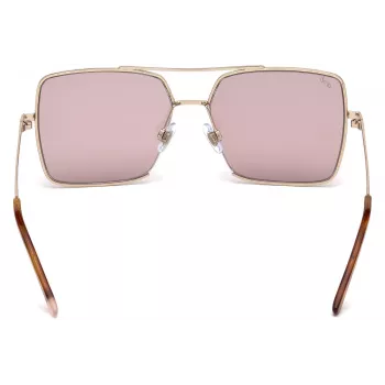 WEB EYEWEAR dámske slnečné okuliare WE0210-28Y havana hnedá acetát hranatý rám UV400