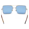 WEB EYEWEAR dámske slnečné okuliare WE0210-32V Havana/hnedé hranaté acetát 57 mm