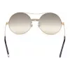 WEB EYEWEAR Dámske slnečné okuliare WE0211-28G zlatý kovový rám hnedé gradientové šošovky 59 mm