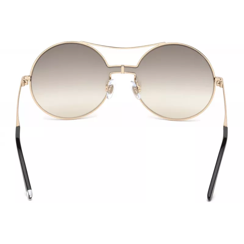 WEB EYEWEAR Dámske slnečné okuliare WE0211-28G zlatý kovový rám hnedé gradientové šošovky 59 mm