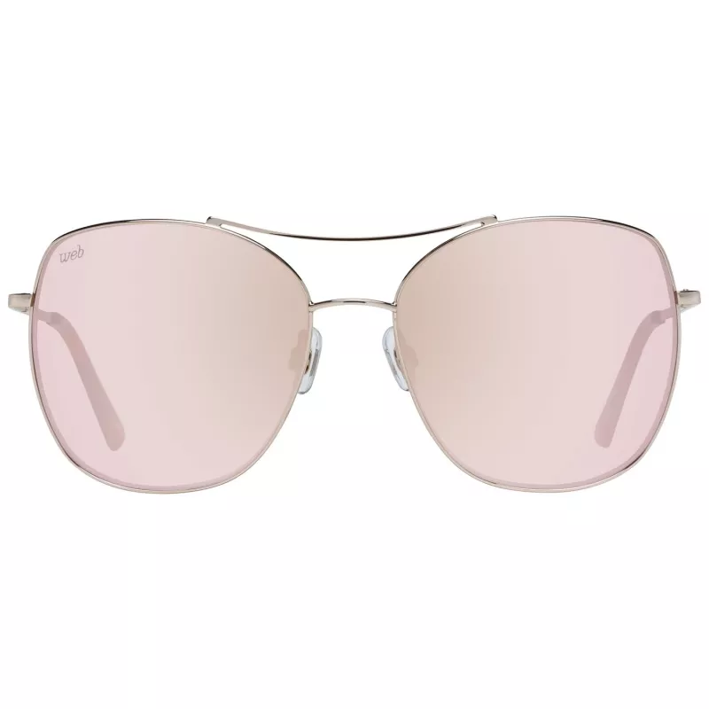 WEB EYEWEAR dámske slnečné okuliare WE0245-5828G havana hnedý gradient hranaté acetát UV400
