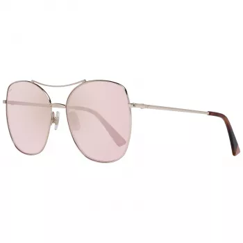 WEB EYEWEAR dámske slnečné okuliare WE0245-5828G havana hnedý gradient hranaté acetát UV400