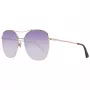 WEB EYEWEAR dámske slnečné okuliare WE0245-5833Z - hnedý gradient, obdĺžnikový acetátový rám