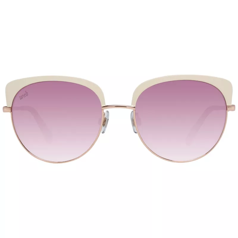 WEB EYEWEAR dámske slnečné okuliare WE0271-5533Z Havana hnedé hranaté acetát gradientové sklo 55mm