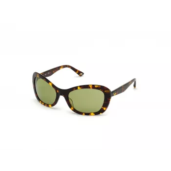 WEB EYEWEAR dámske slnečné okuliare WE0289-5652N havana acetát hranatý rám hnedé gradientové sklá 56/19/130 mm