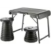 WEDO camping set 1 stôl a 2 teleskopické stoličky NXT čierna